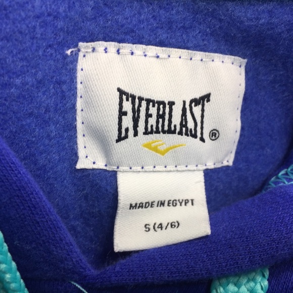 Everlast Missy Pop Stitch Hoddie Blue Size S (4-6) - Picture 5 of 8